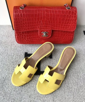 에르메스 올수공 오아시스 슬리퍼 샌들 페이던트 12